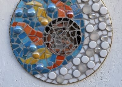 Home Page 12 Colorful circular mosaic art piece